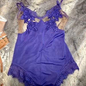 Nasty Gal x For Love & Lemons Tropics LaceBodysuit